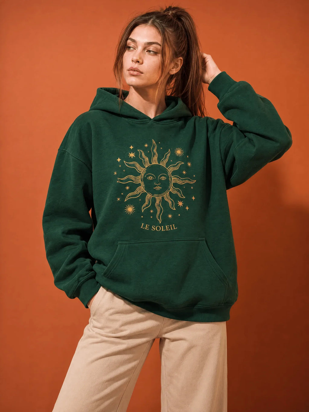 Le Soleil Oversize Hoodie Unisex 100% Cotton