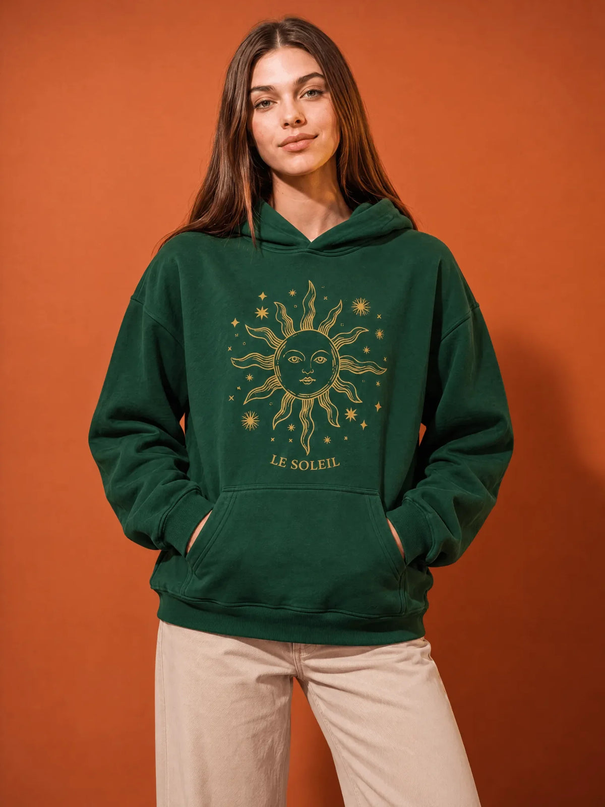 Le Soleil Oversize Hoodie Unisex 100% Cotton