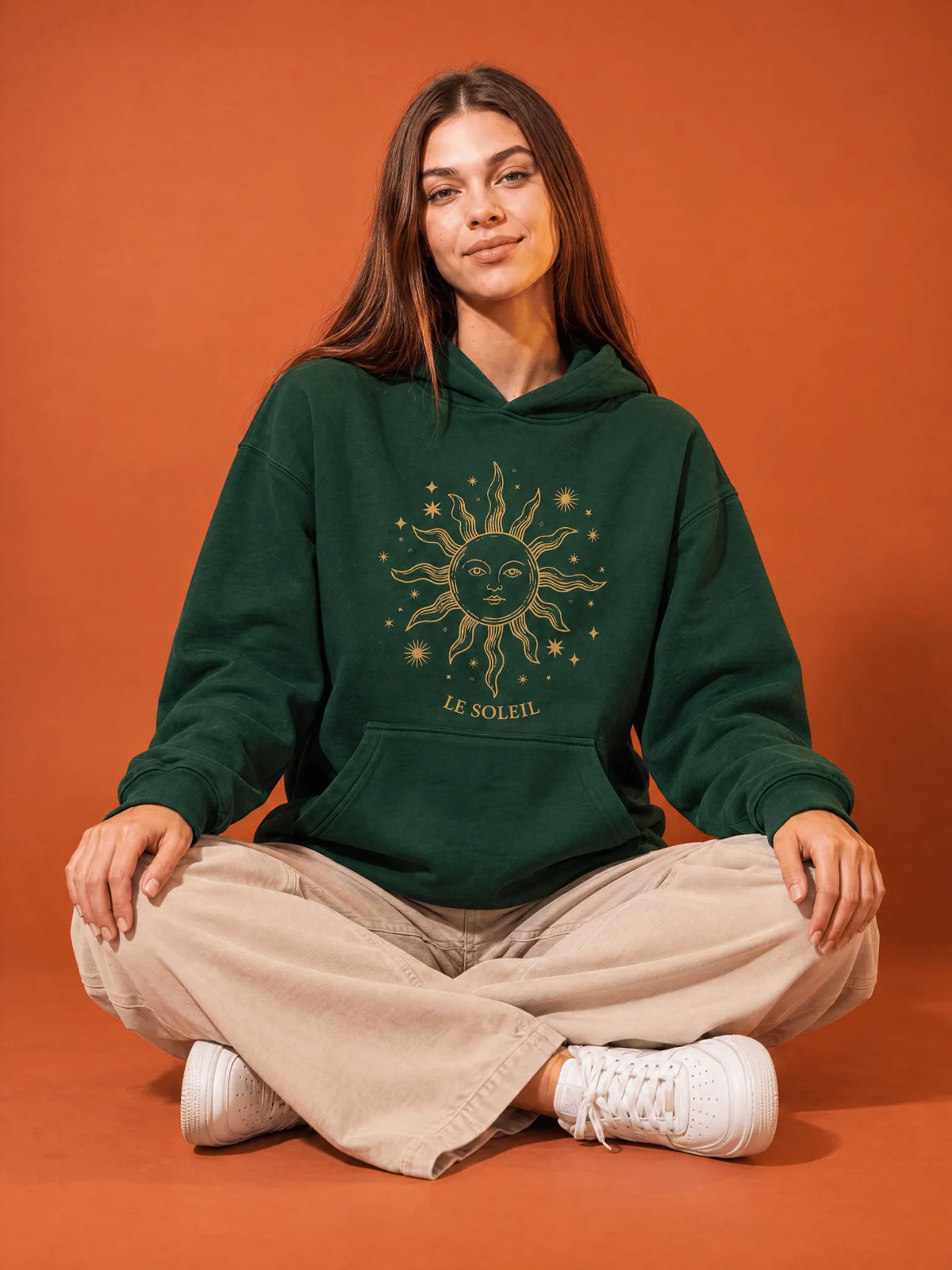 Le Soleil Oversize Hoodie Unisex 100% Cotton