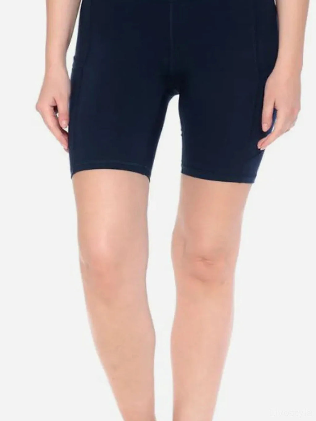 High Waist Active Shorts – Navy