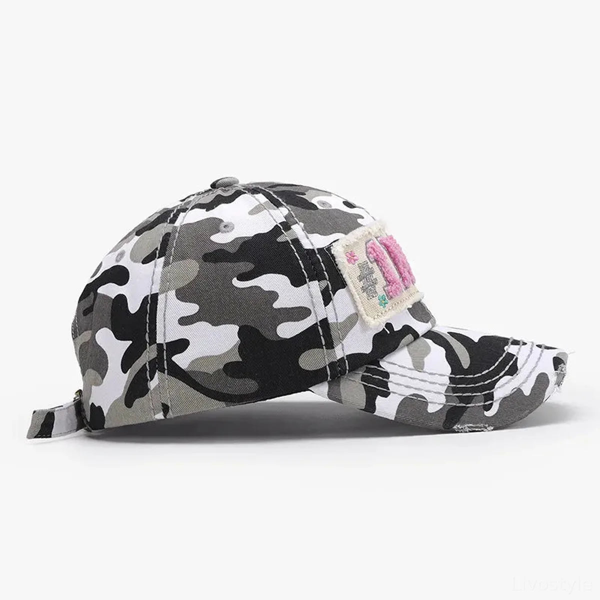 Letter Patch Adjustable Baseball Cap