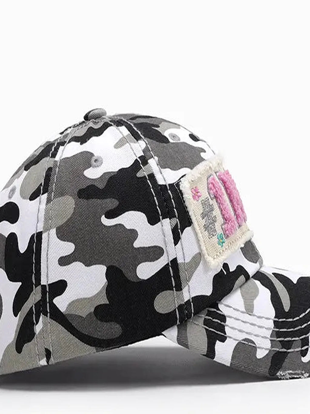 Letter Patch Adjustable Baseball Cap