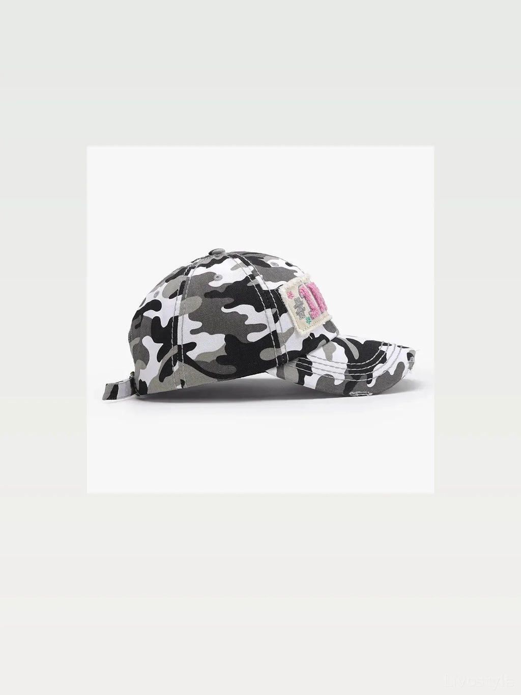 Letter Patch Adjustable Baseball Cap