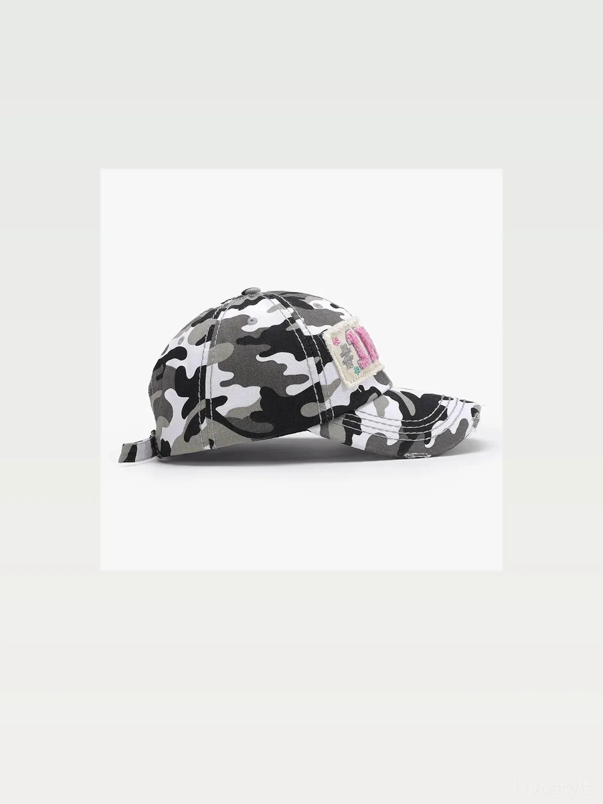Letter Patch Adjustable Baseball Cap