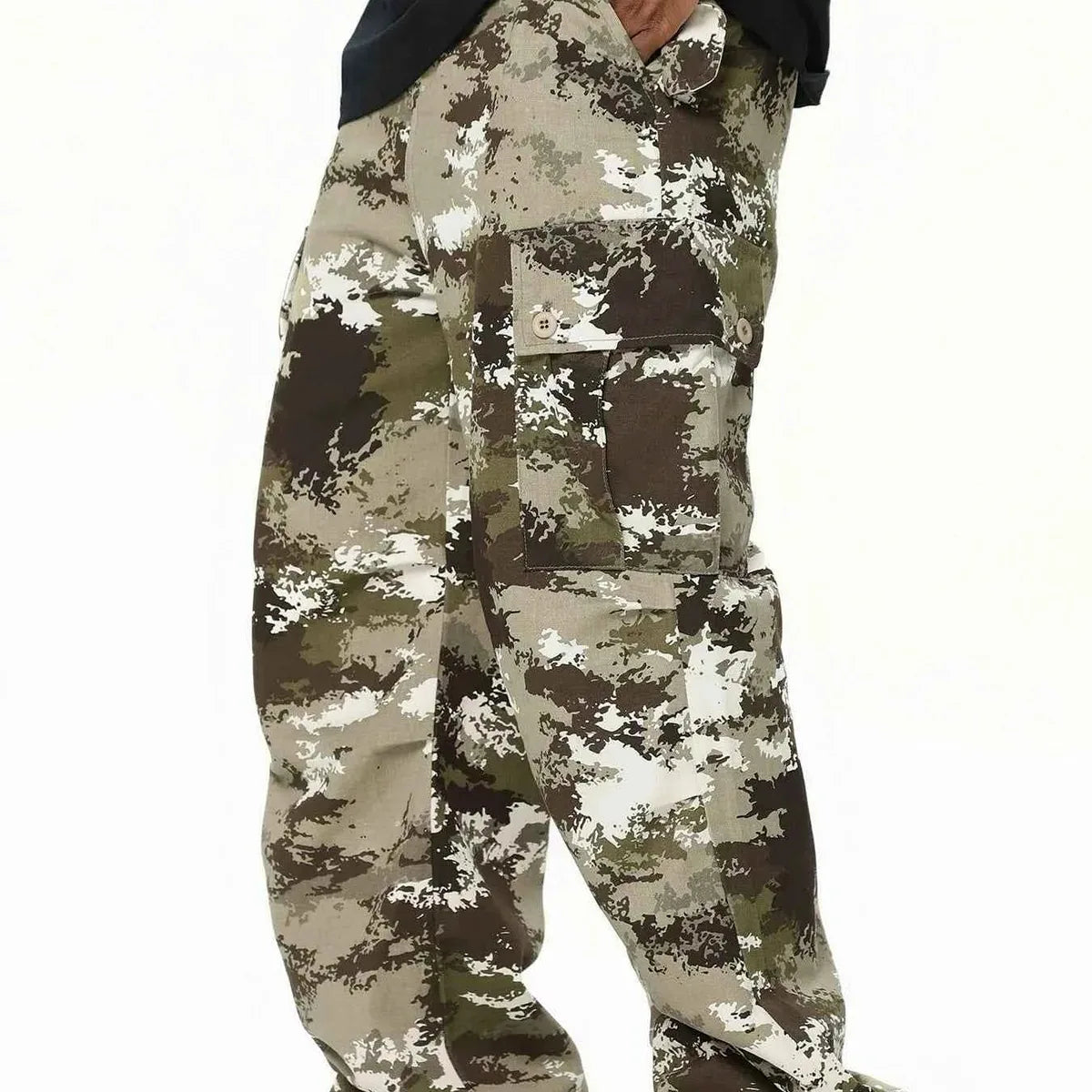 Men's Camouflage Combat Cargo Pants