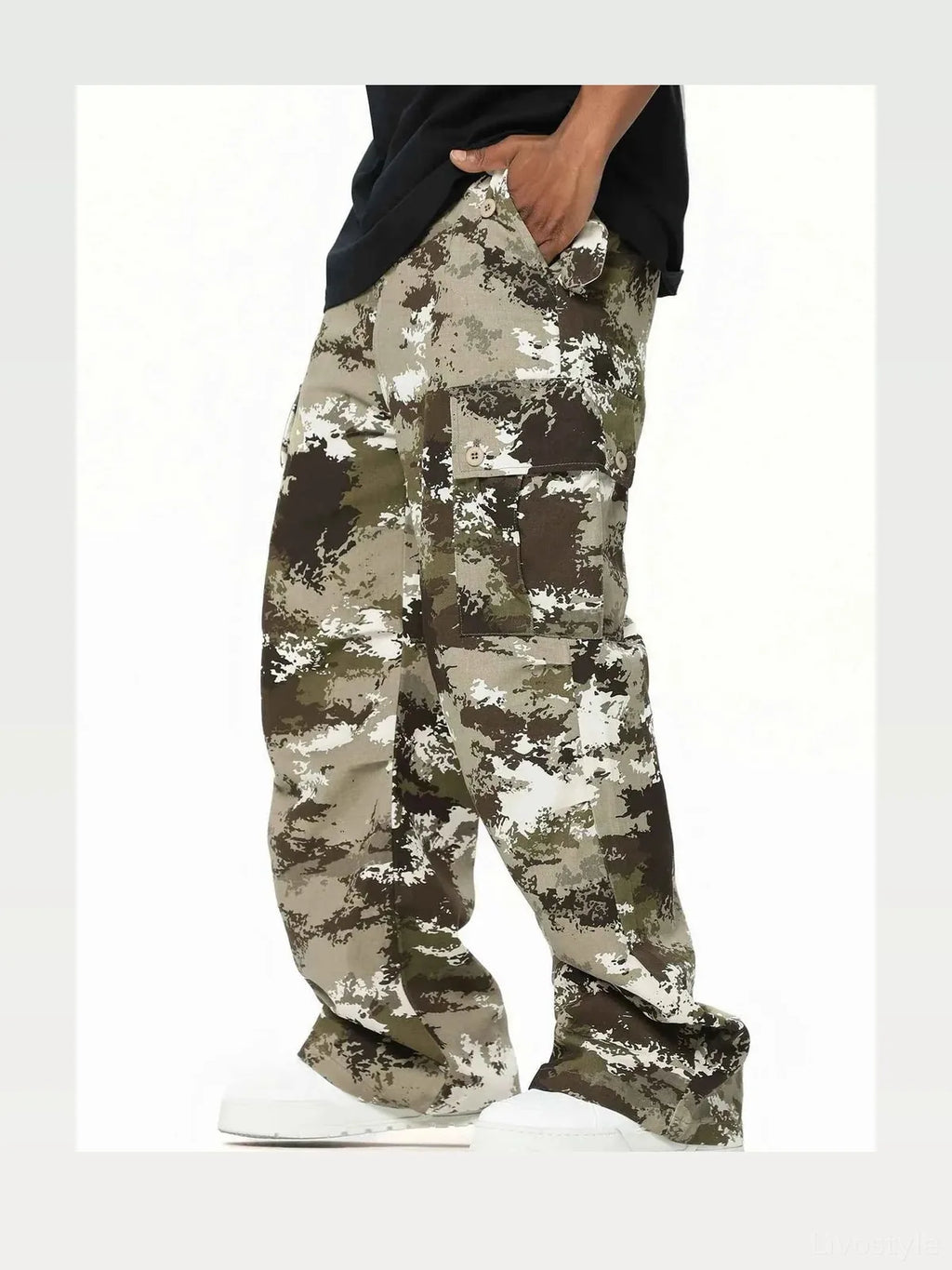Men's Camouflage Combat Cargo Pants