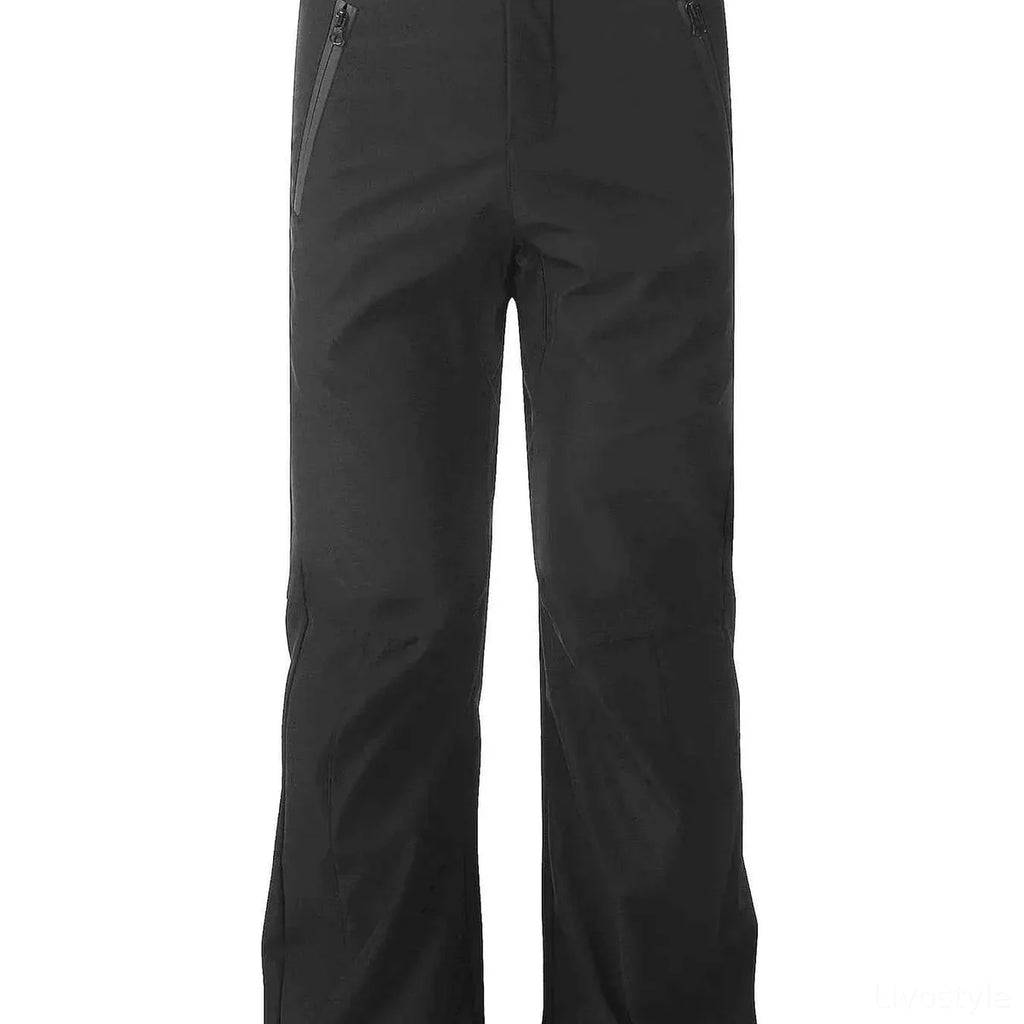 Men's High Waist Slim Straight Pants