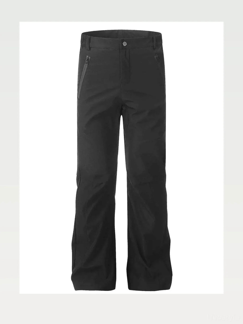 Men's High Waist Slim Straight Pants