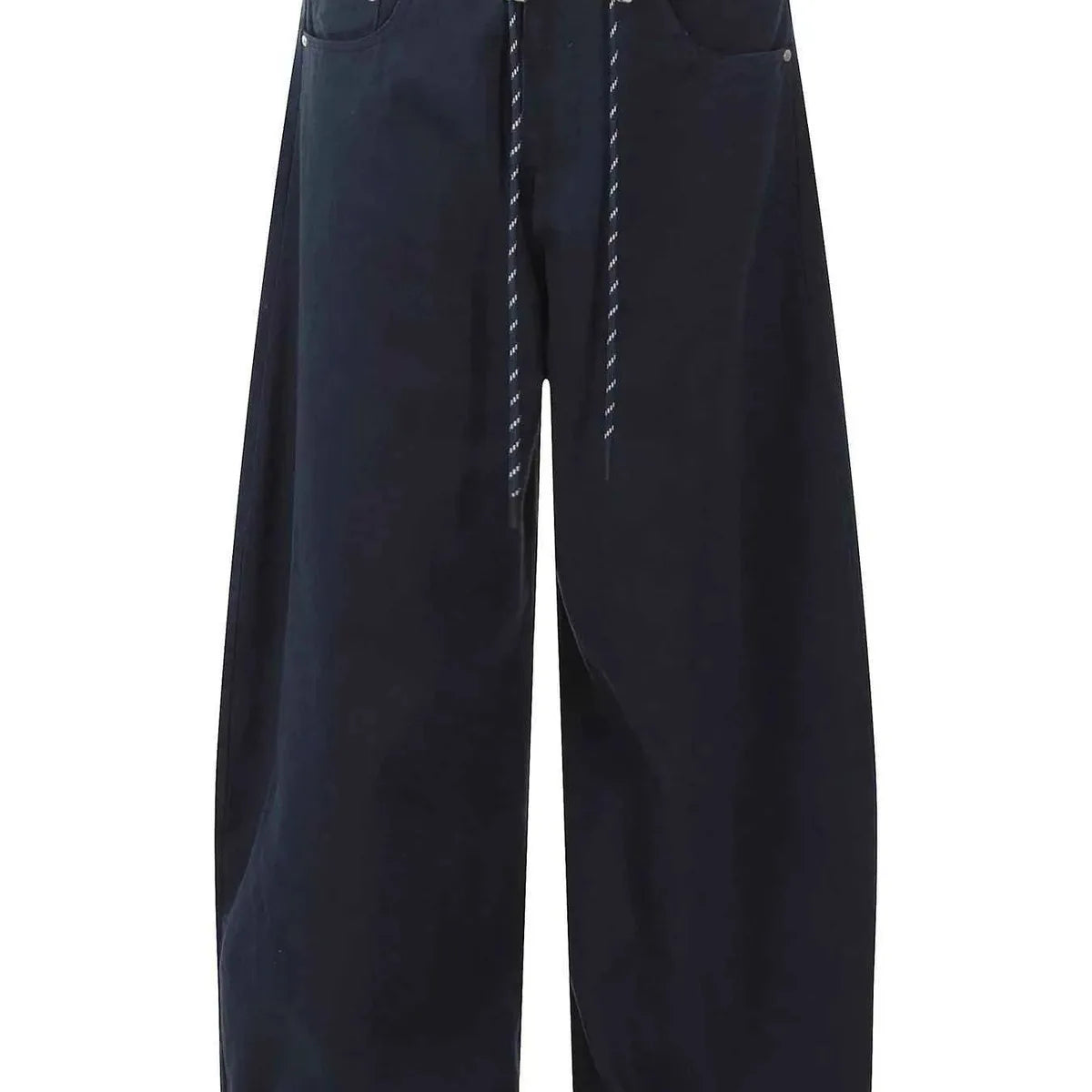 Men's Wide Leg Drawstring Cargo Pants