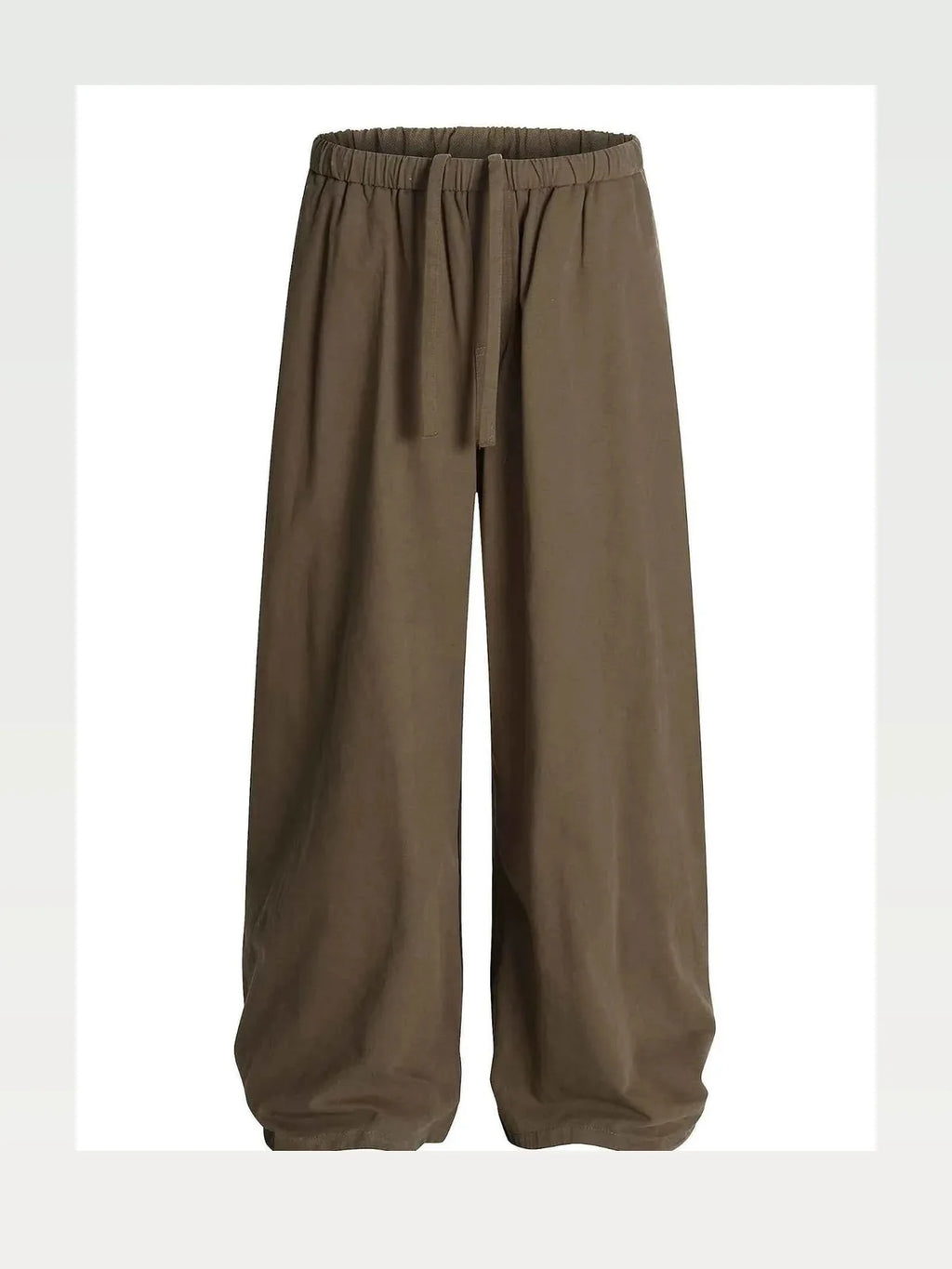 Men's Wide Leg Drawstring Elastic Waist Pants