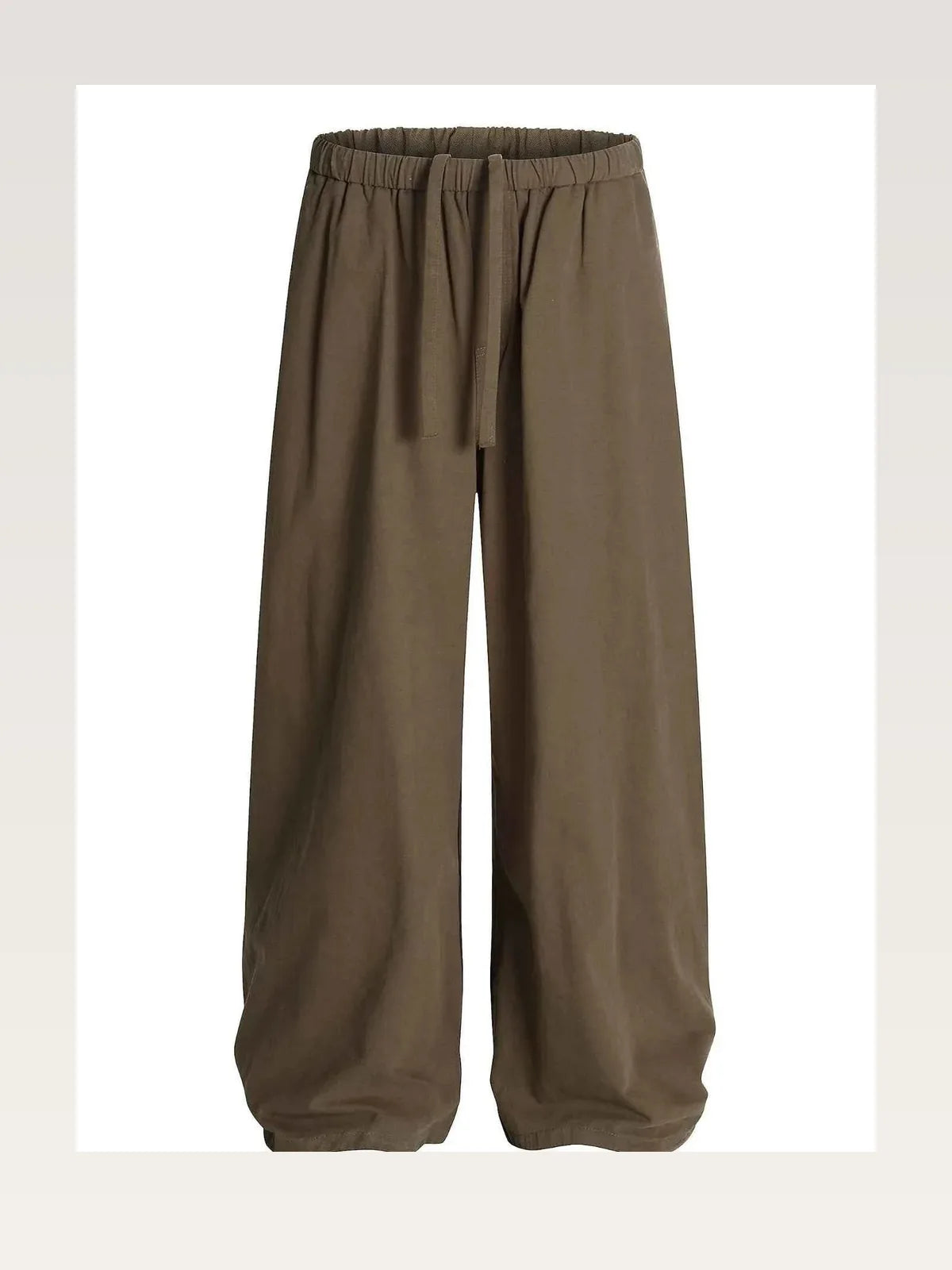 Men's Wide Leg Drawstring Elastic Waist Pants