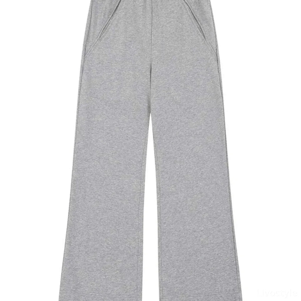 Men's Wide Leg Pants with Pockets