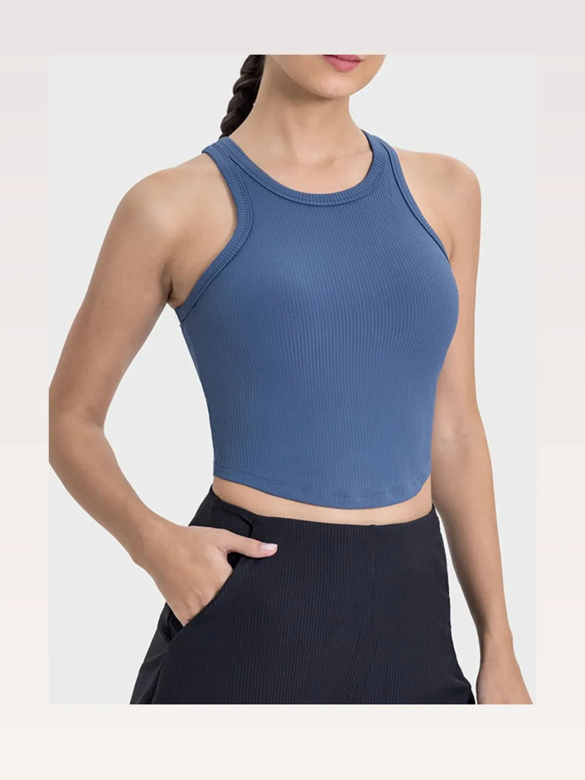 Round Neck Racerback Active Tank