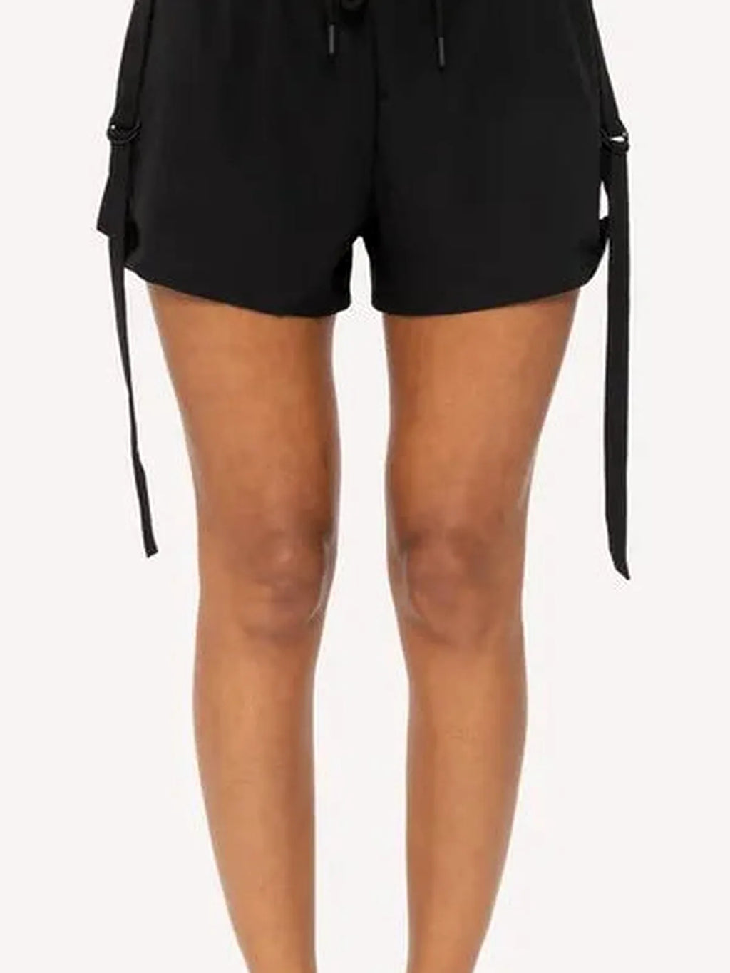 Ripstop Drawstring Waist Athleisure Shorts