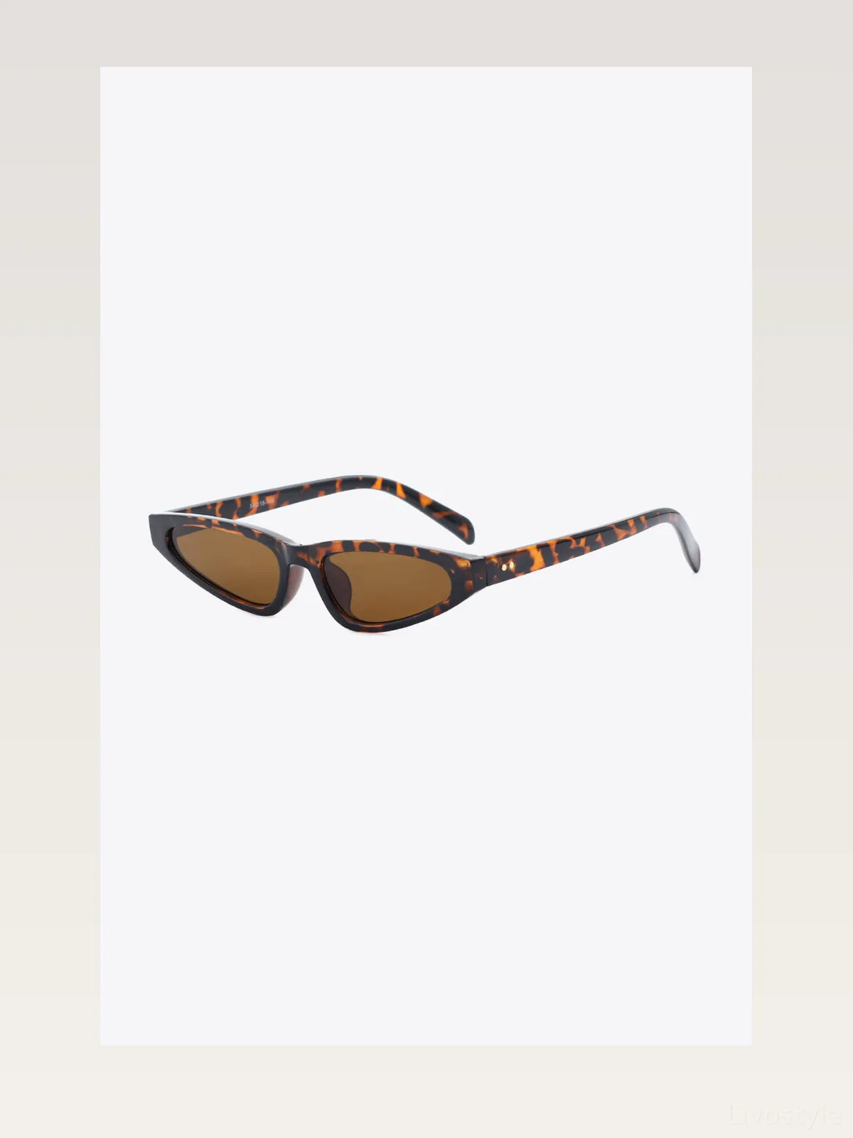UV400 Polycarbonate Cat Eye Sunglasses with Thin Frame