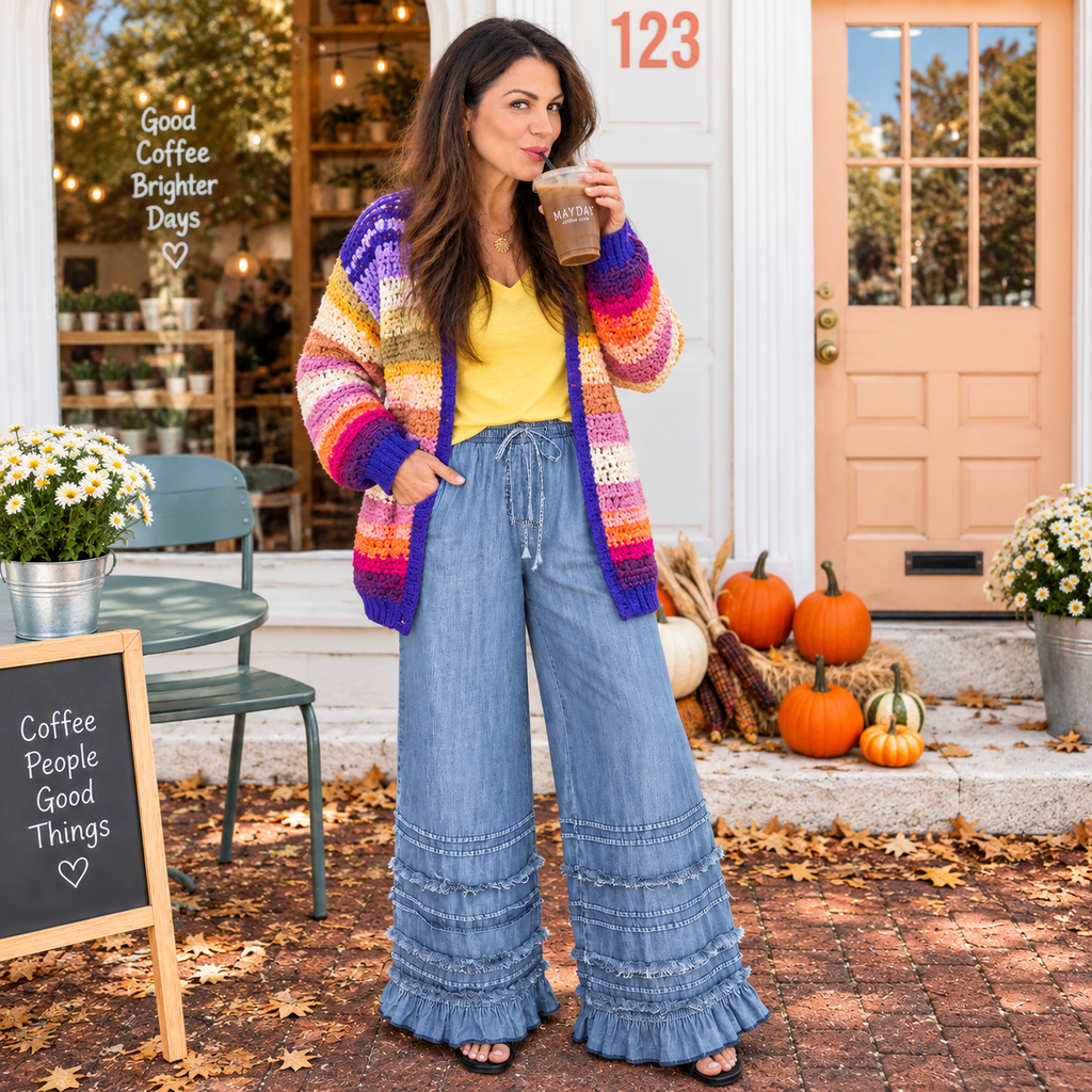 Sunshine Slub V-Neck Tee