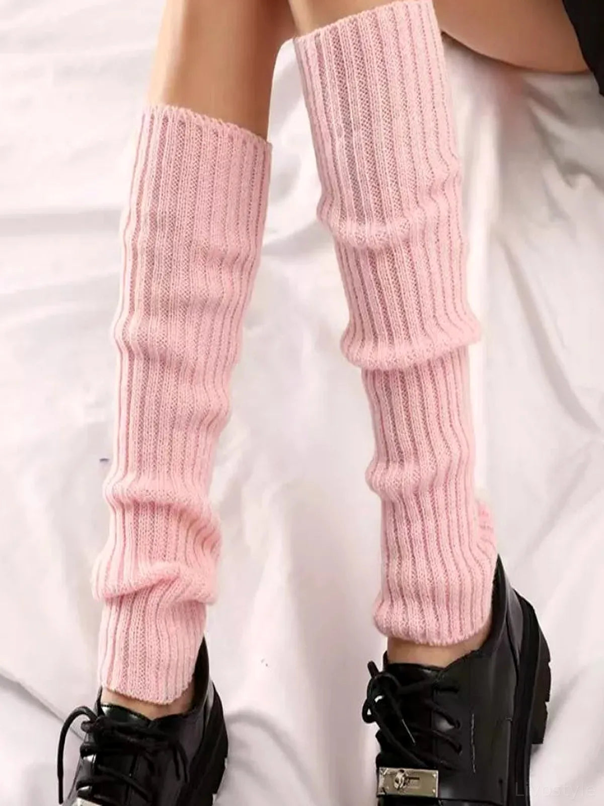 Ribbed Knit Leg Warmers