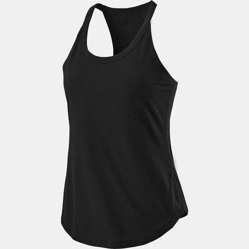 Scoop Neck Racerback Active Tank Top