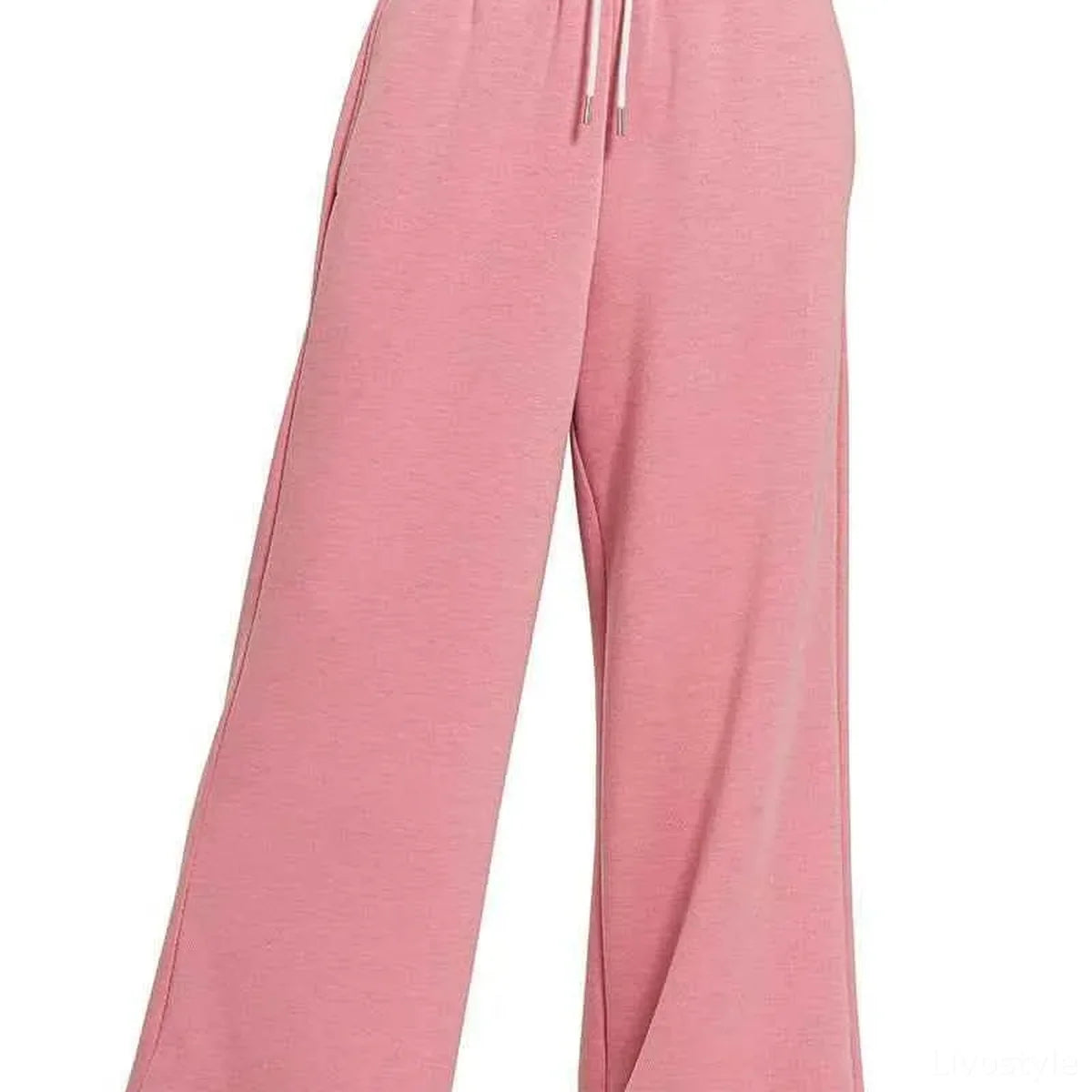 Scuba Drawstring Ankle Pants