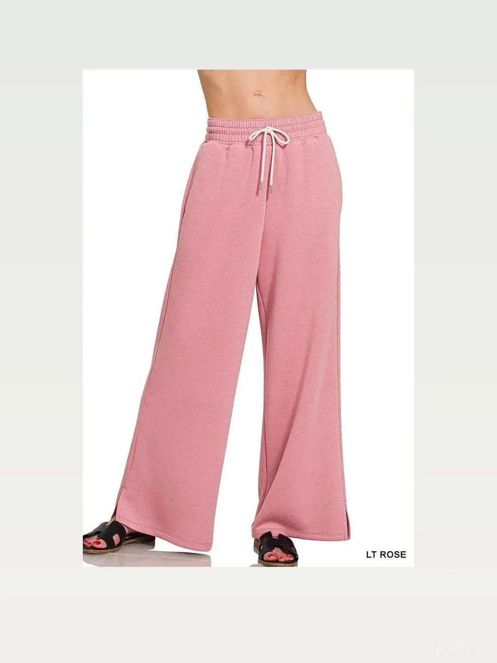 Scuba Drawstring Ankle Pants