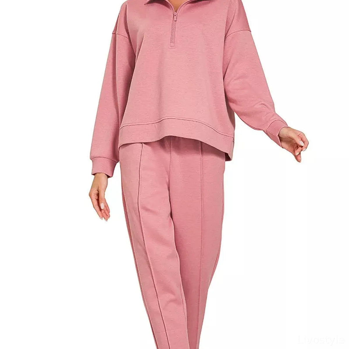 Scuba Half Zip Pullover and Jogger Lounge Set