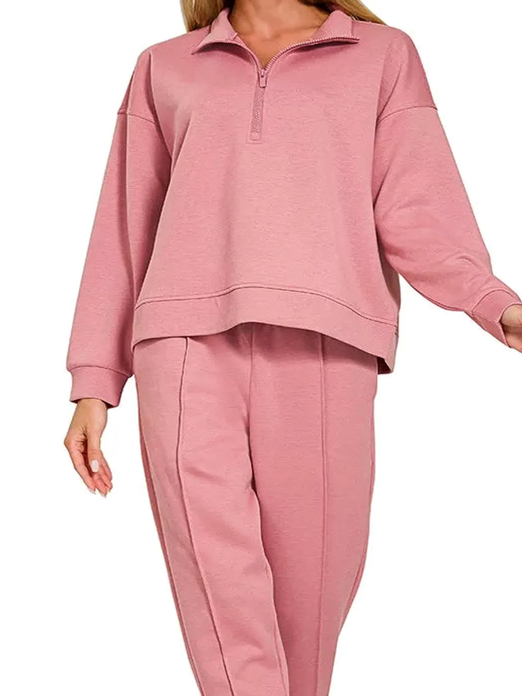 Scuba Half Zip Pullover and Jogger Lounge Set