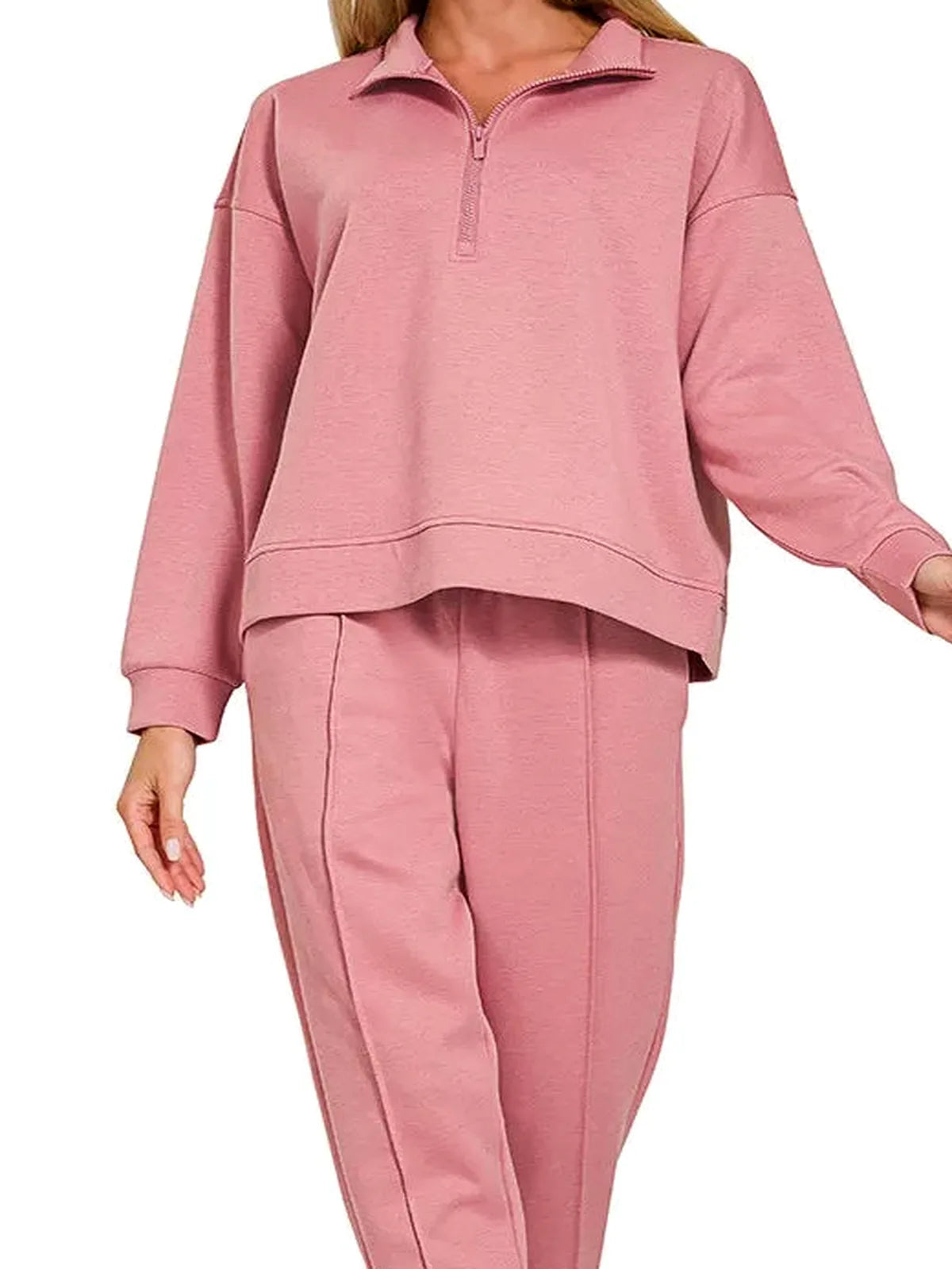 Scuba Half Zip Pullover and Jogger Lounge Set