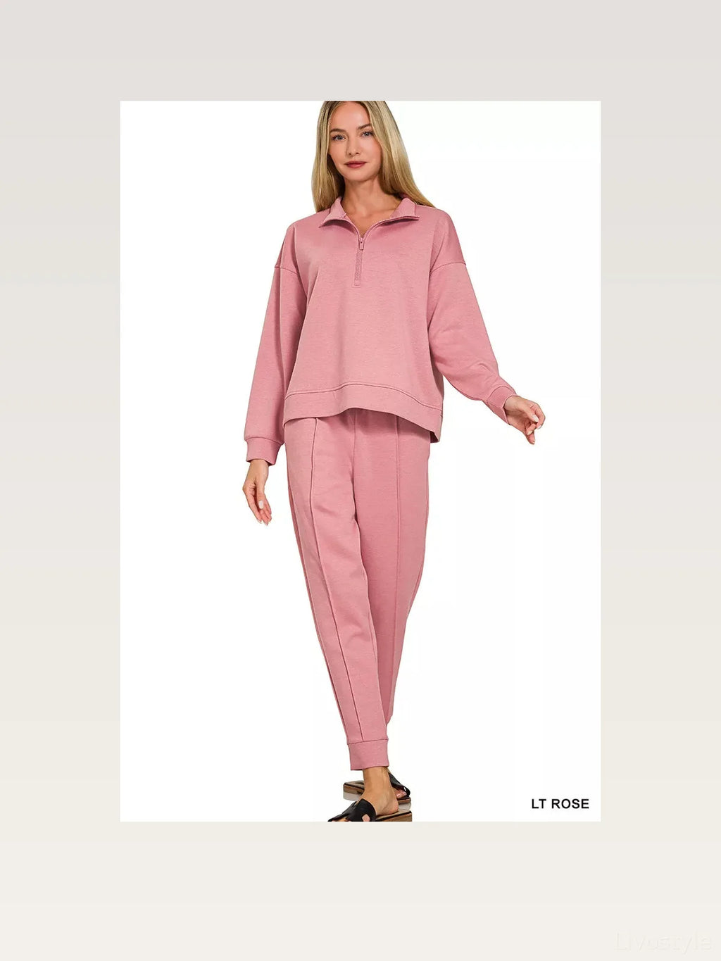 Scuba Half Zip Pullover and Jogger Lounge Set