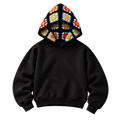 SITRA Girls' Granny Square Crochet Hoodie