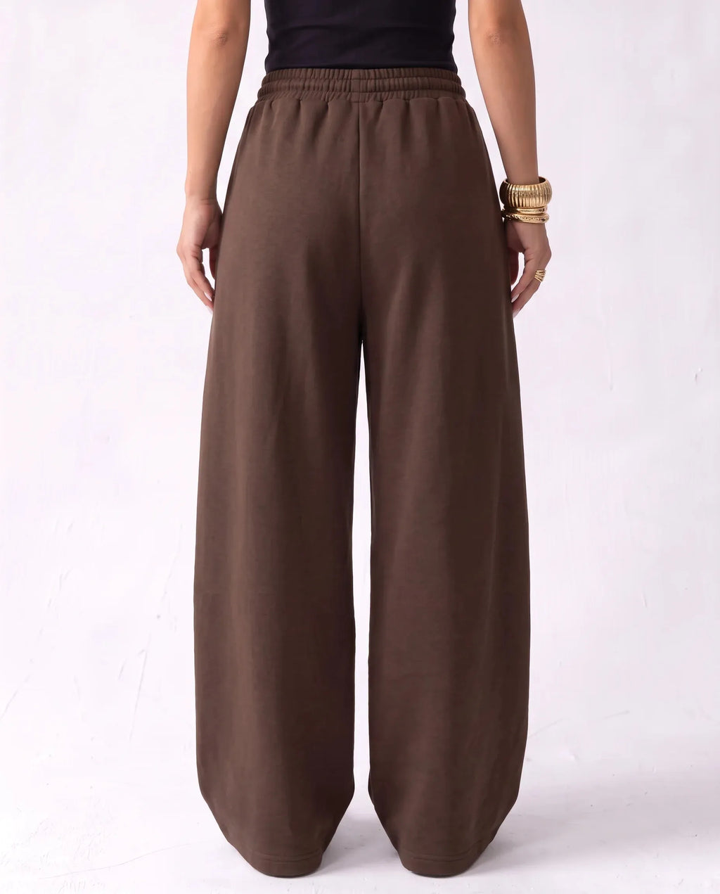 SITRA Women's Casual Retro Oversize Pleat Wide Pants