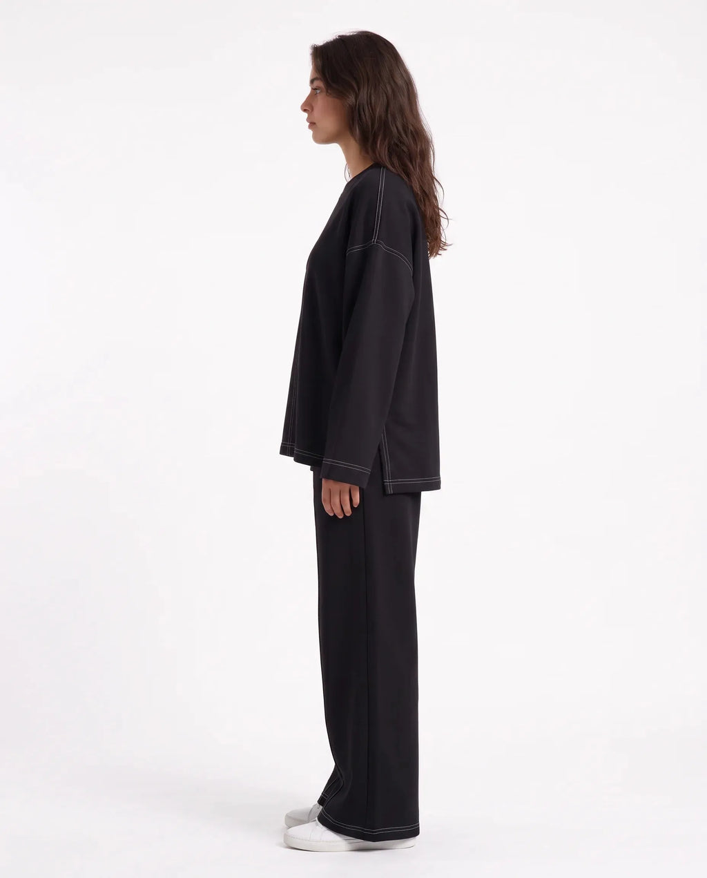 SITRA Women's Casual Retro Relaxed Stitch Set