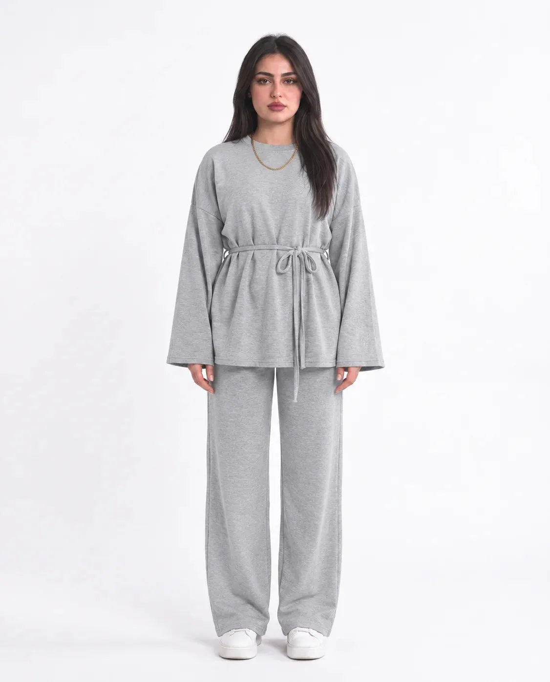 SITRA Women's Casual Tie Waist Lounge Set