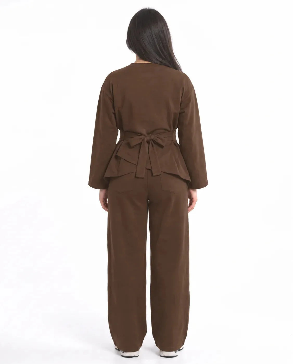 SITRA Women's Casual Wrap Detail Lounge Set
