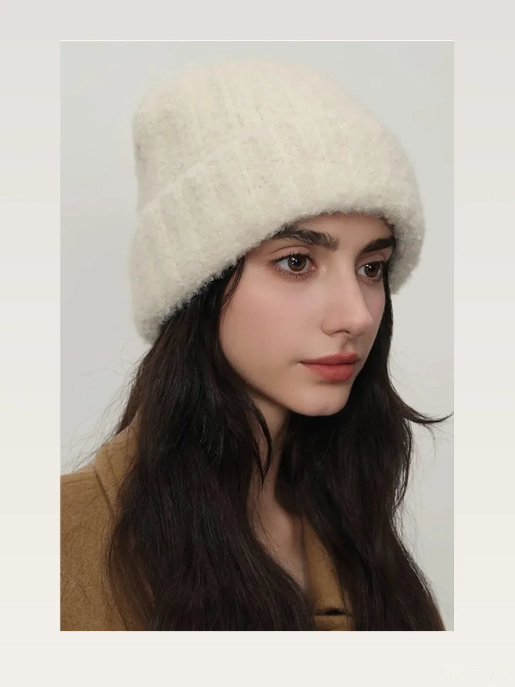 Solid Color Textured Thermal Knit Hat