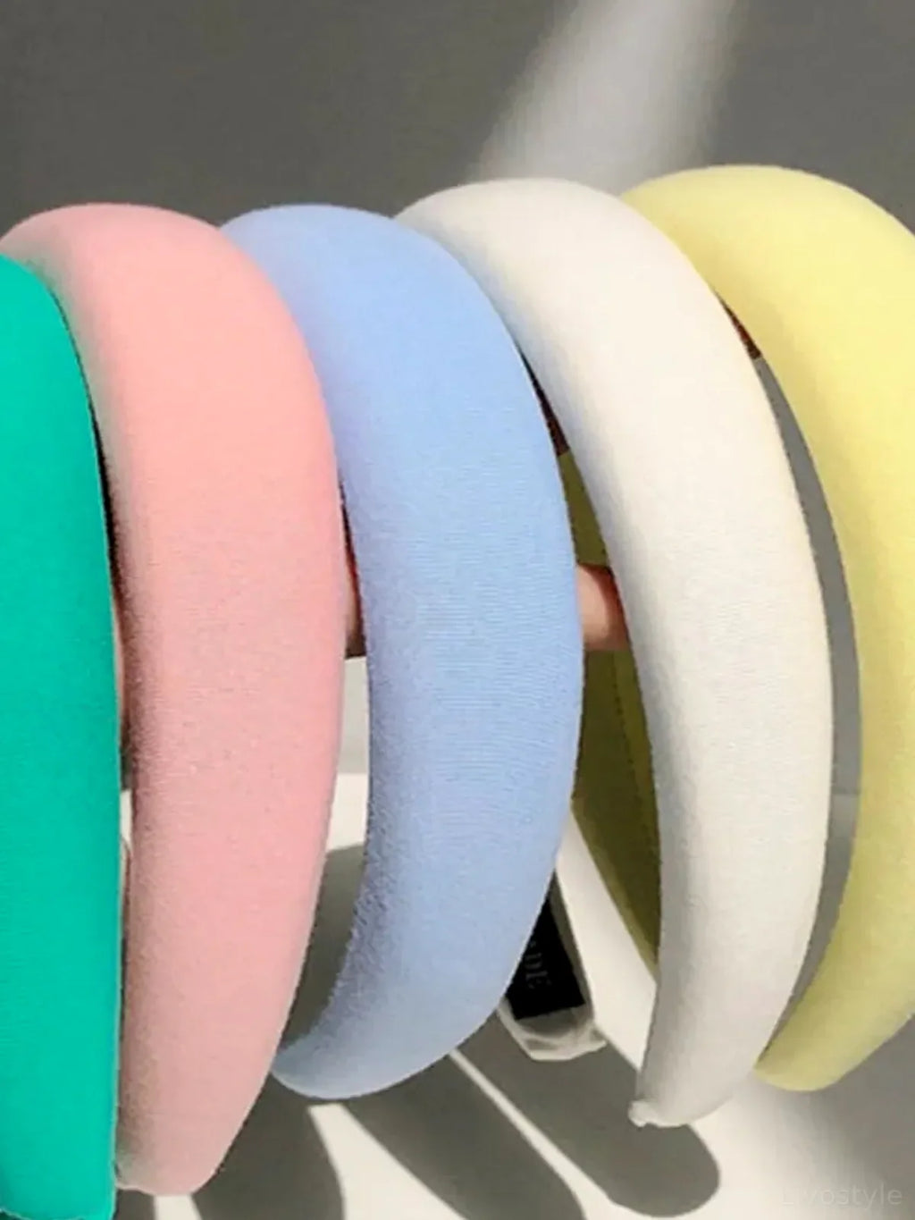 Solid Polyester Wide Padded Headband