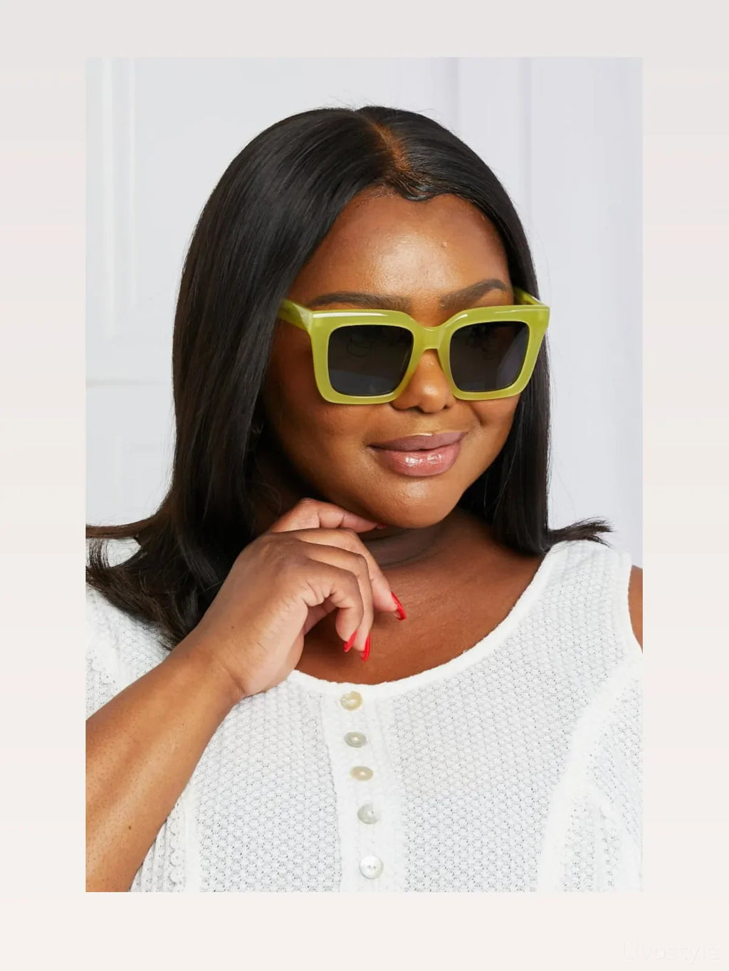 Square Sunglasses with TAC Polarized Lenses
