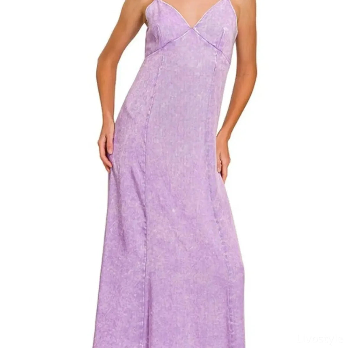 Tencel Mineral Washed Maxi Dress