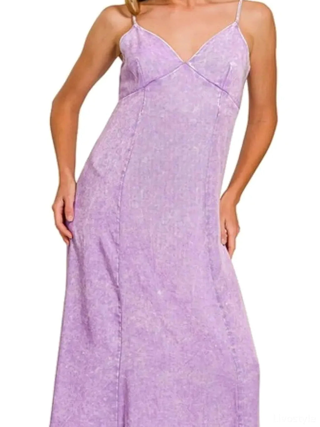 Tencel Mineral Washed Maxi Dress