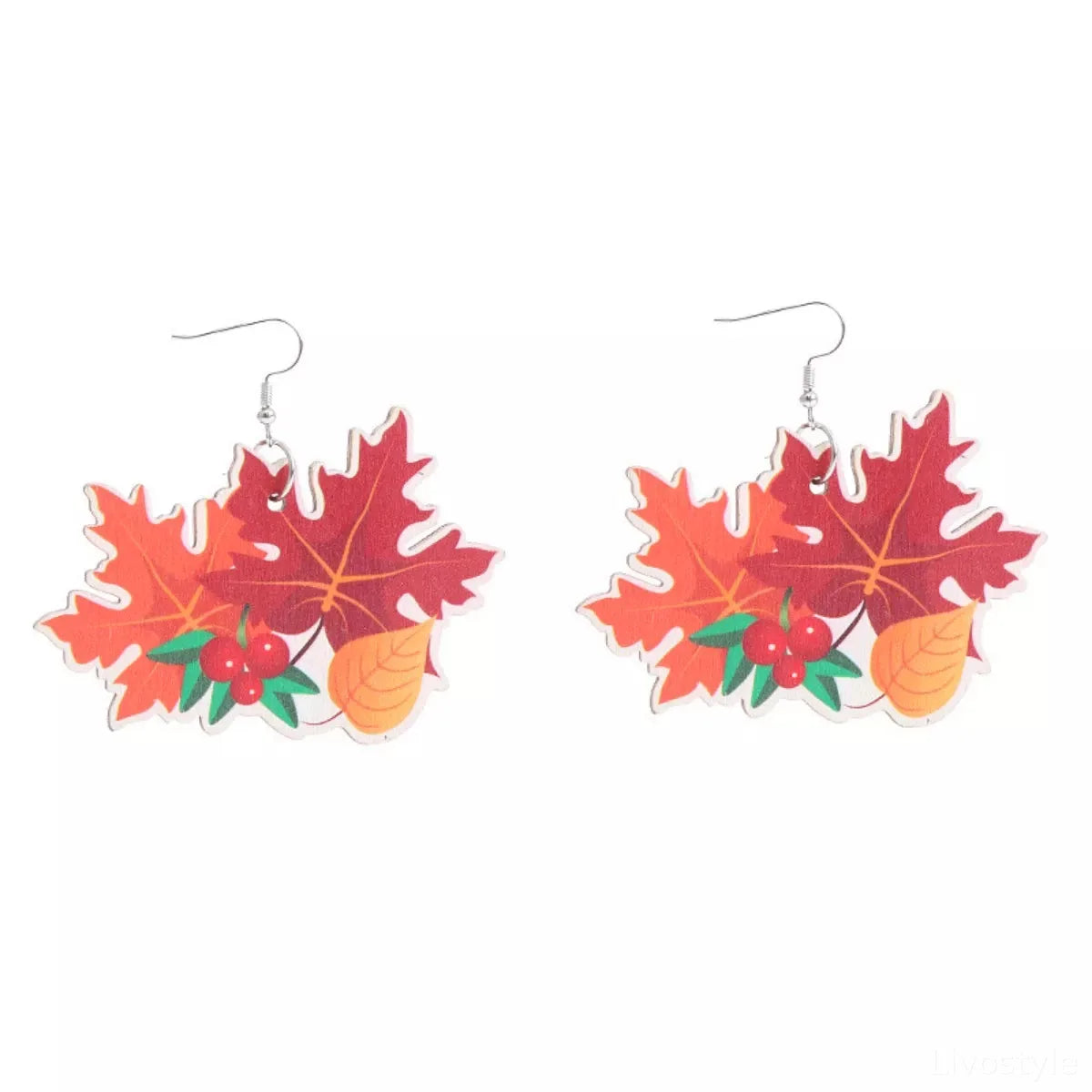 Thanksgiving Leaf Dangle Earrings