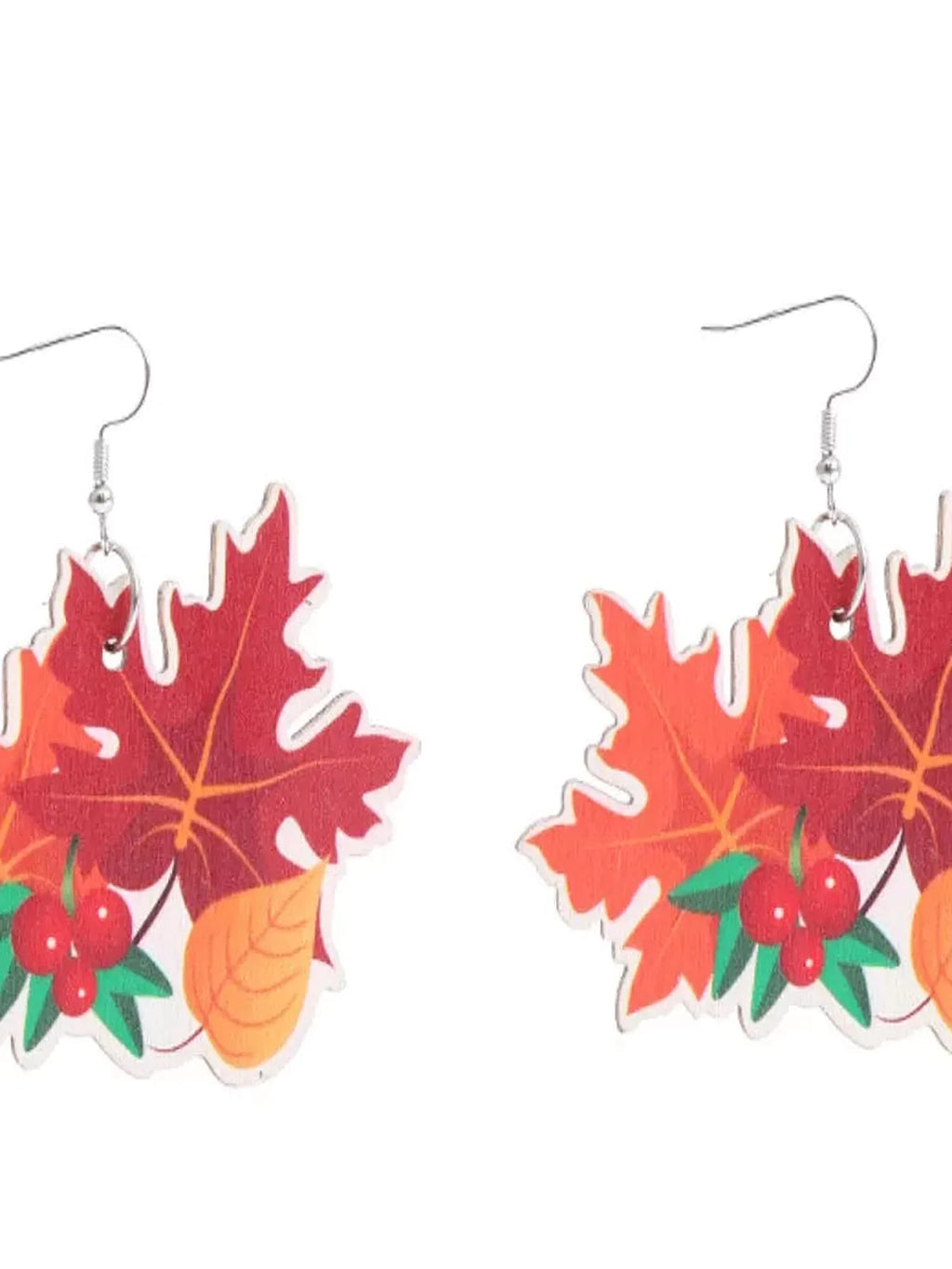 Thanksgiving Leaf Dangle Earrings