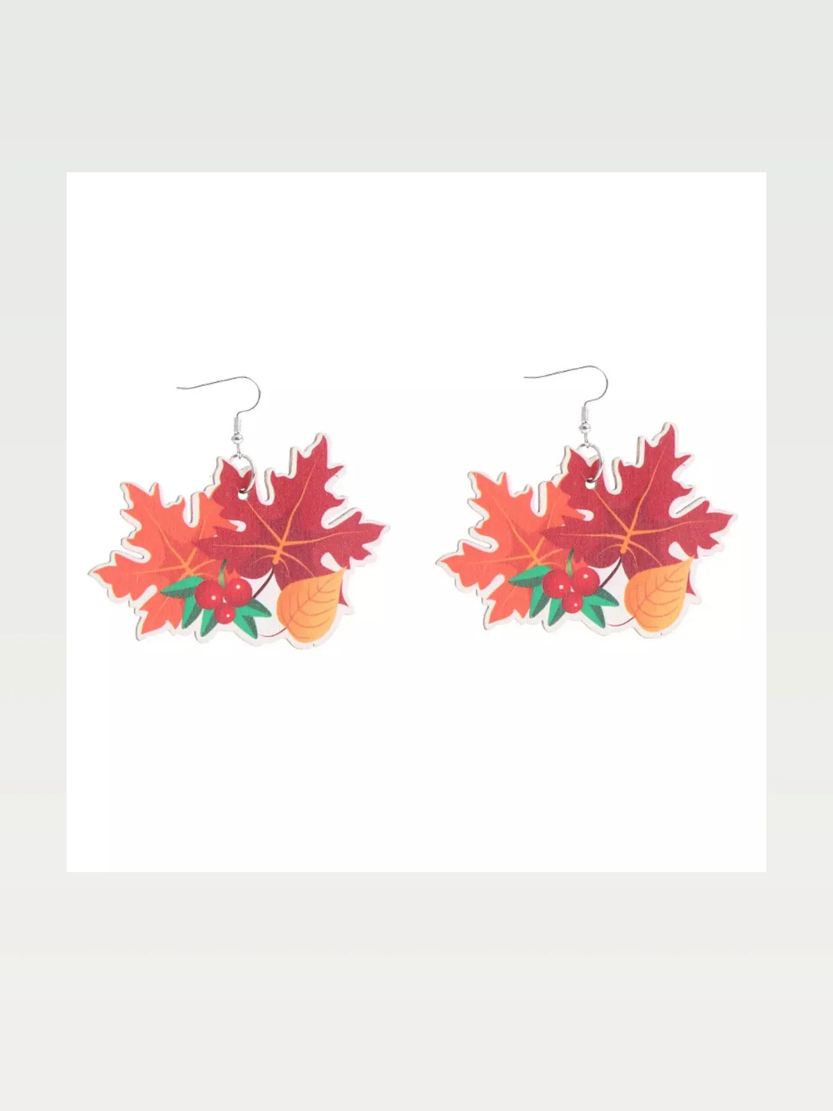 Thanksgiving Leaf Dangle Earrings