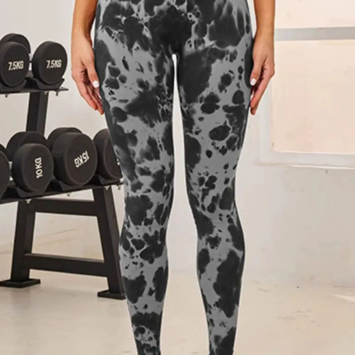 Tie-Dye High Waist Full Length Active Leggings
