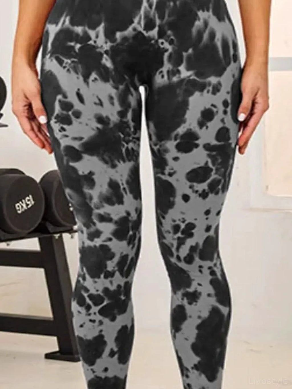 Tie-Dye High Waist Full Length Active Leggings