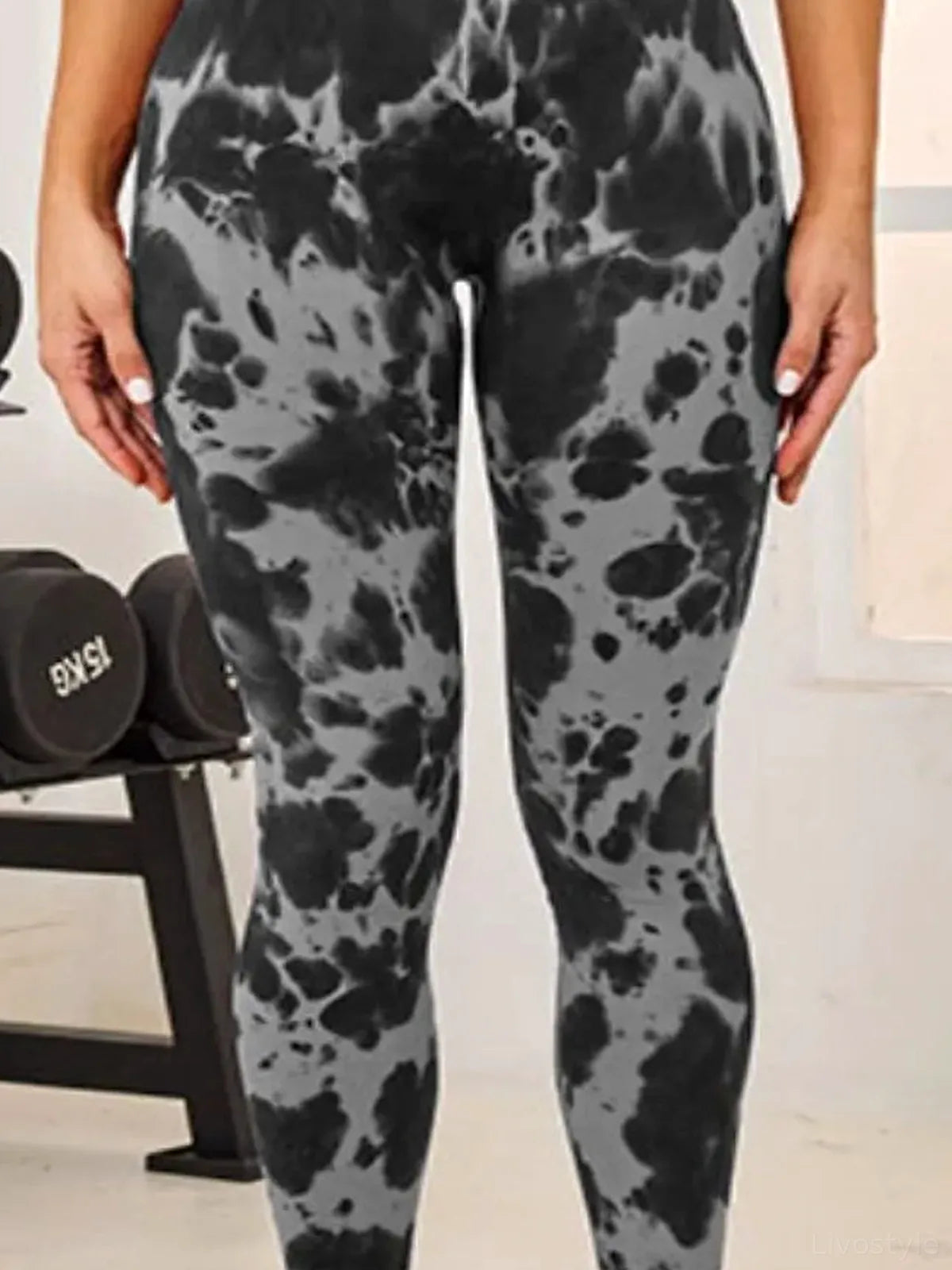 Tie-Dye High Waist Full Length Active Leggings
