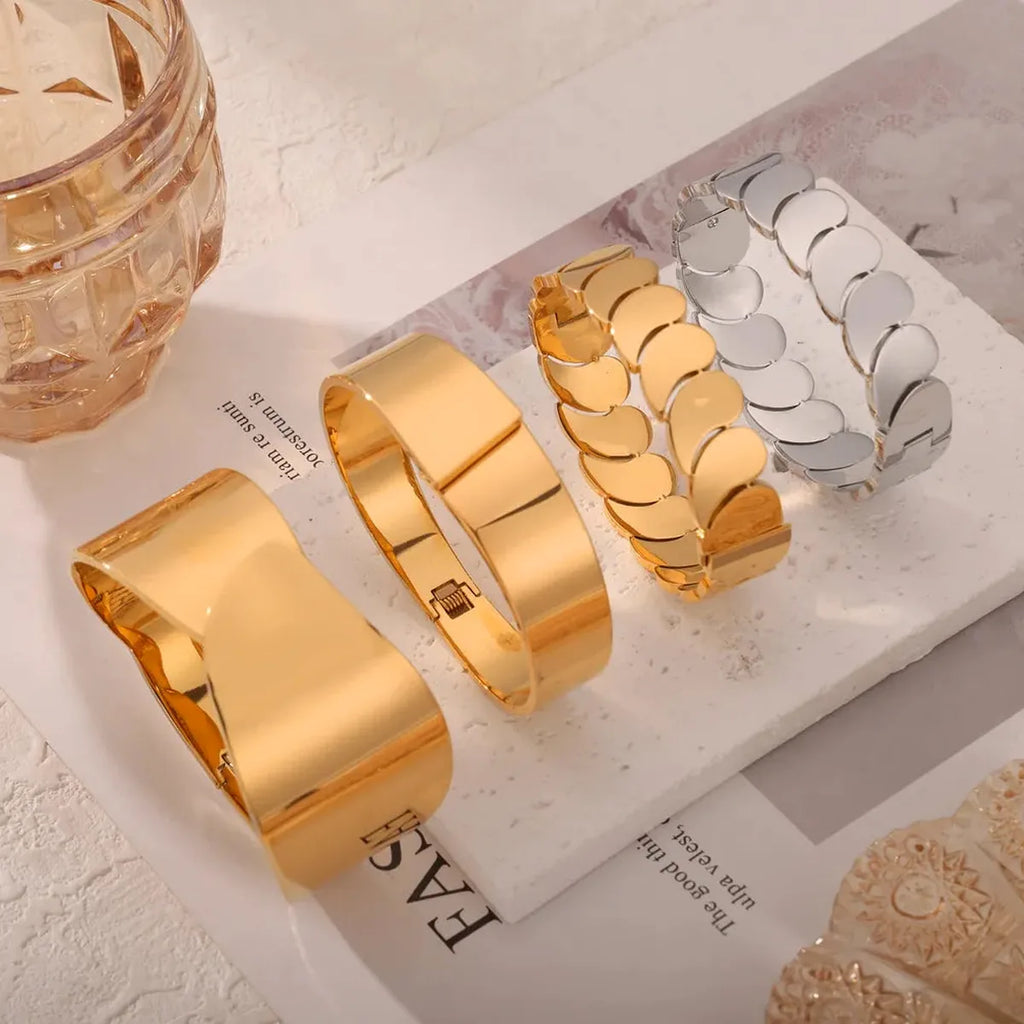 Titanium Steel Cuff Bracelet