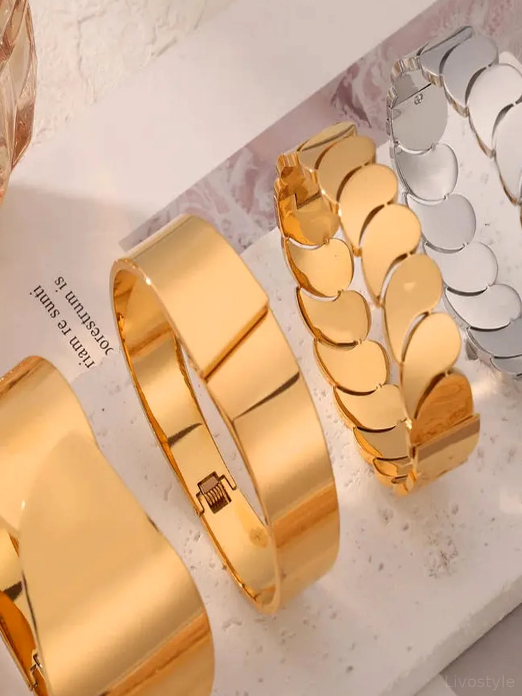 Titanium Steel Cuff Bracelet