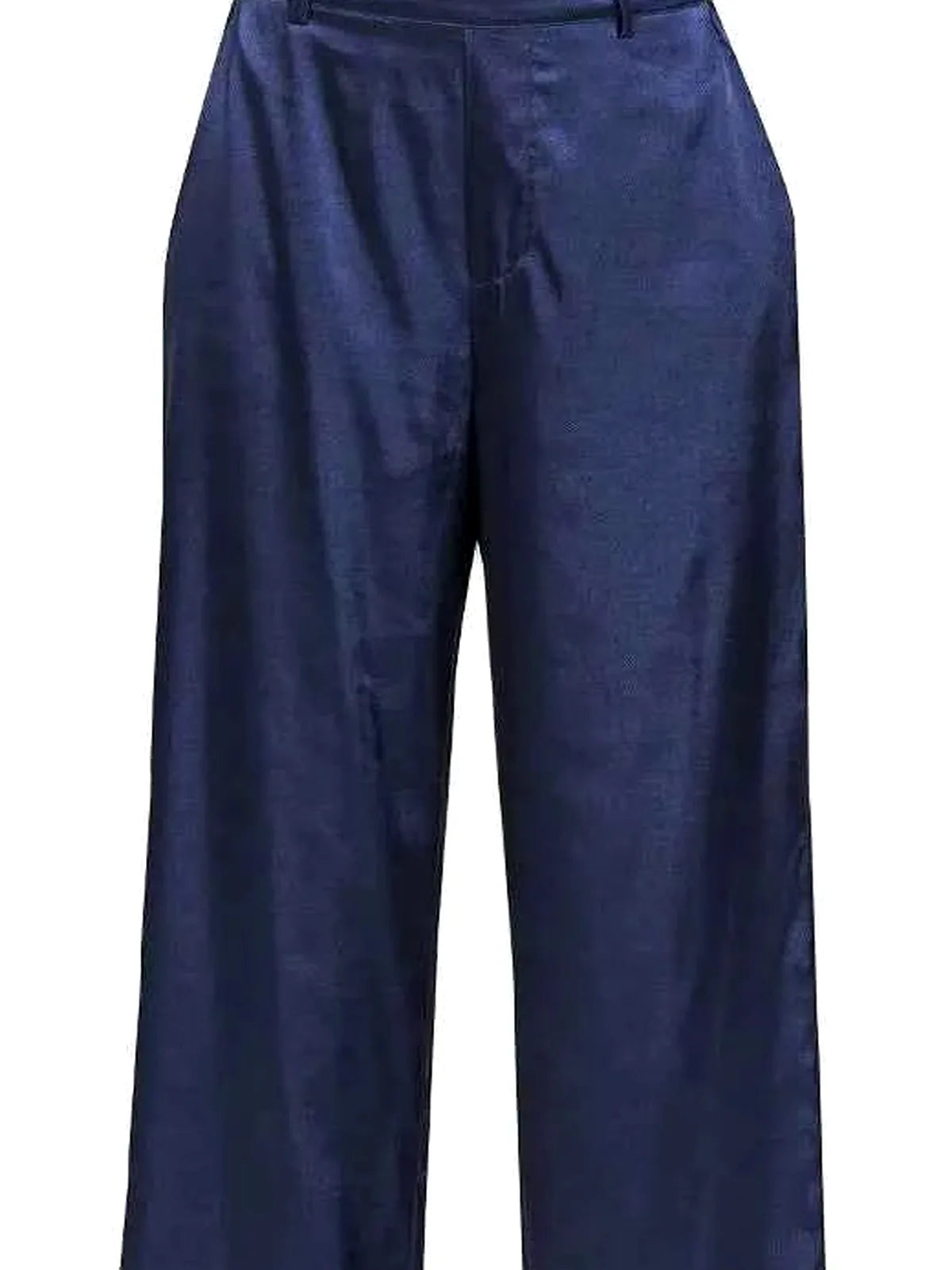 Wide-Leg Satin Palazzo Pants