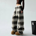 Women's Casual Retro Oversize Demi-Season Trousers