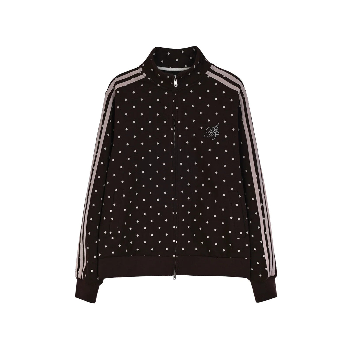 Women's Cute Sporty Polka Dot Jacket Gymnastics Outfit