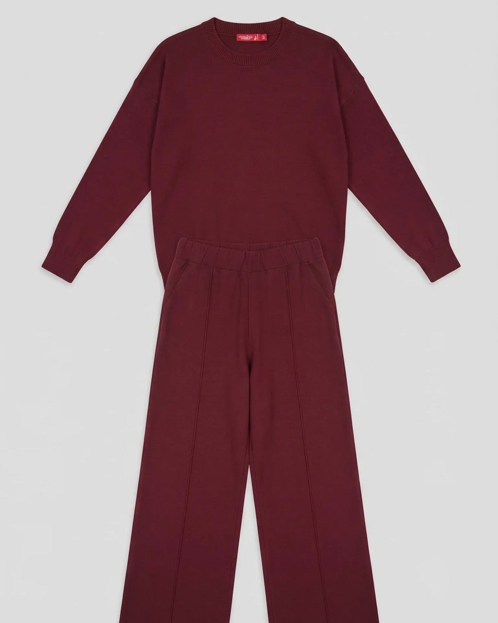 Women's Modest Knit Tricot Pullover Set